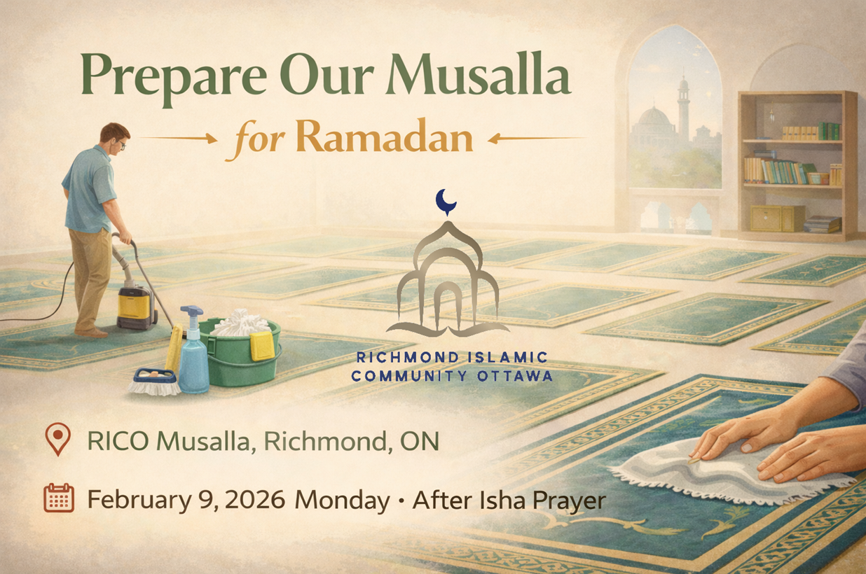 Prepare Our Musalla for Ramadan